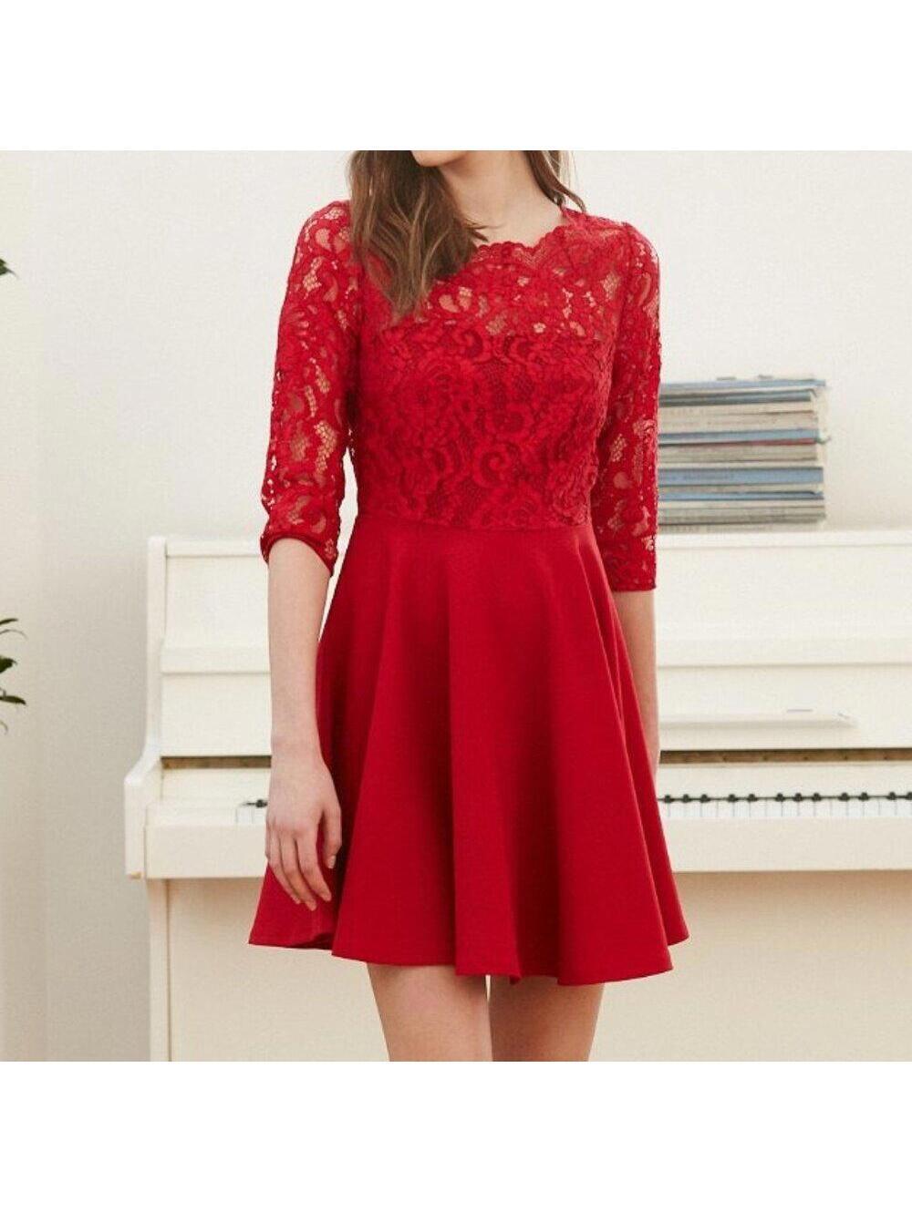 Claudie Pierlot Rhodes Crepe Dress